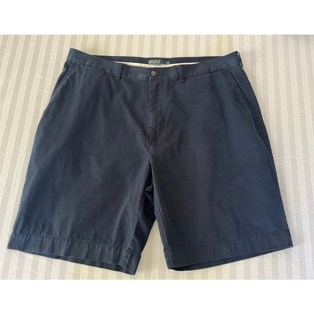 Polo Ralph Lauren Twill Chino Shorts - Navy Blue - Size 38